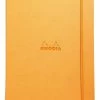 Rhodia Boutique Webnotebook, Bound 5 ½ X 8 ¼, Lined, Orange, 96 Sheets -Caran D’Ache Sales 118608