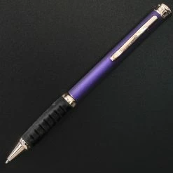 Pen Savings Executive Metal Ballpoint Pen, Purple & Gold