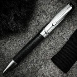 Conklin Duragraph Special Edition Royal Ballpoint Pen, Leather & Chrome