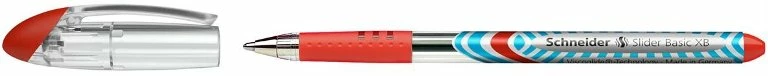 Schneider® Schneider Slider Basic XB Ballpoint Pens, 10 Pack, Red, Extra Bold 4 Schneider® Schneider Slider Basic XB Ballpoint Pens, 10 Pack, Red, Extra Bold - Image 2