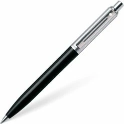 Sheaffer Sentinel Ballpoint Pen, Black & Chrome