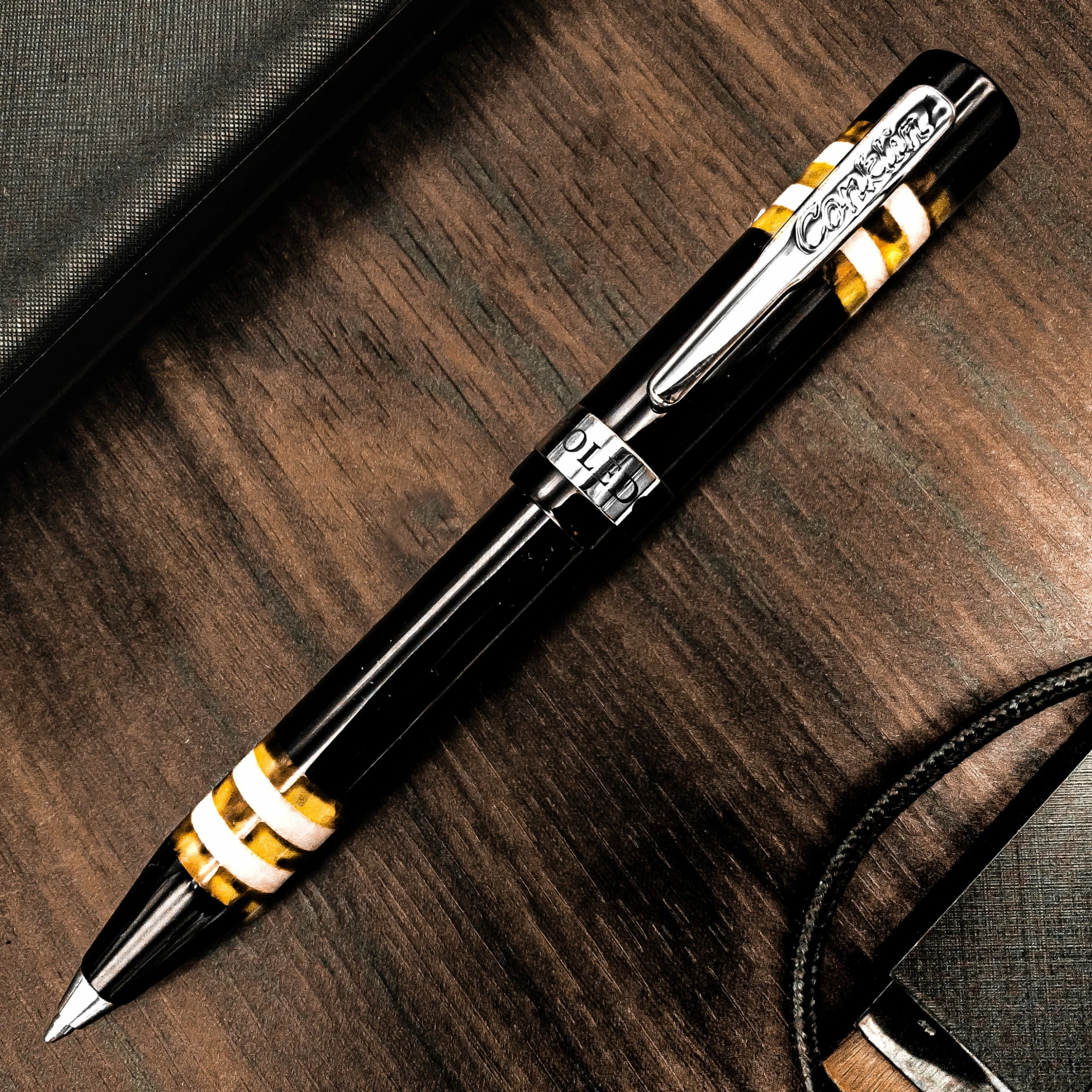 Conklin Toledo Ballpoint Pen, Orange 3 Conklin Toledo Ballpoint Pen, Orange