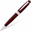 Cross® Cross Bailey Ballpoint Pen, Dark Red & Chrome -Caran D’Ache Sales 5449d07e 1c87 58e8 869c b657104a1060