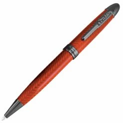 Conklin Herringbone Ballpoint Pen, Orange