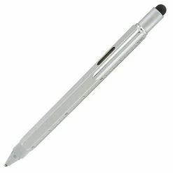 Monteverde 9 In 1 One Touch Tool Ballpoint Pen & Stylus, Silver