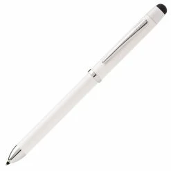 Cross® Cross Tech3 Multi-Function Ballpoint Pen & Stylus, White & Chrome