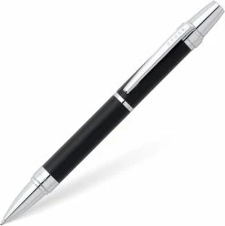 Cross® Cross Nile Ballpoint Pen, Matte Black & Chrome