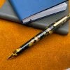 Tibaldi Bononia Ballpoint Pen, Black & Gold, 18K Gold Plated Trim -Caran D’Ache Sales 7b0175c0 603e 58d1 abe0 8be58ceeda8b