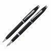 Cross® Cross Century II Fountain & Ballpoint Pen Set, Smooth Touch Black