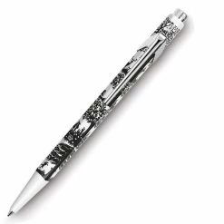 Caran D'Ache 849 Cut Up Paper Ballpoint Pen, Brand New, #849.254