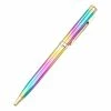 Pen Savings Skyline Metal Rainbow Ballpoint Pen, Gold Plated Accents -Caran D’Ache Sales H169e926f7c3f402380c41f878422c529m