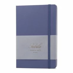 Nebula Premium Notepad, 90g White Paper, Lavender Blue
