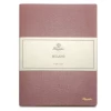 Pineider Notes Milano Leather Notebook, Lilac, Lined Ivory Paper -Caran D’Ache Sales Lilac