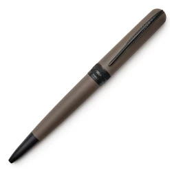 Pineider Avatar Ballpoint Pen, Matte Stone W/ Black Trim