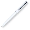 Diplomat Traveller Ballpoint Pen, Snow White & Chrome