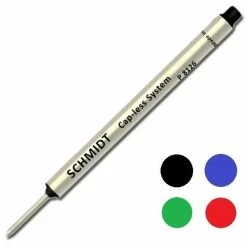 Schmidt Short Capless Rollerball Pen Refill, P8126, P8127, P8120
