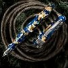 Stipula Limited Edition Etruria Faceted Fountian Pen, Champagne Blue -Caran D’Ache Sales aea30e3e c0e5 5336 8aca c0525c1d96ee