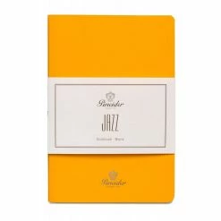 Pineider Notes Jazz Notebook, 80 Pages, 80 Gr Blank White Paper, Yellow