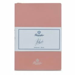 Pineider Blues Notebook, A5, 192 Blank Pages, 55gr Paper, Pink