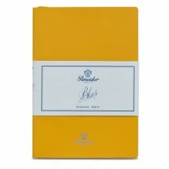 Pineider Blues Notebook, A5, 192 Blank Pages, 55gr Paper, Yellow