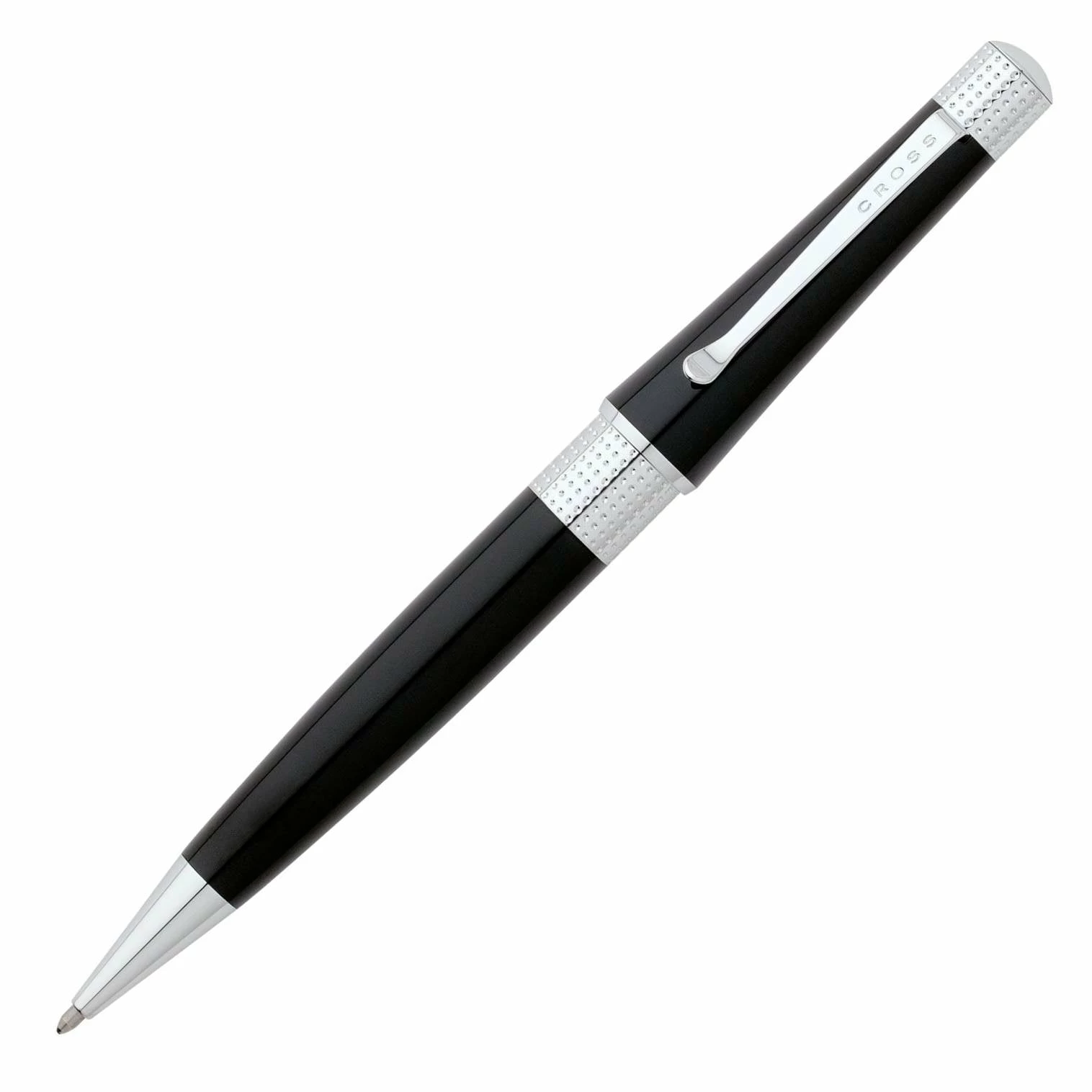 Cross® Cross Beverly Ballpoint Pen, Black Lacquer & Chrome 3 Cross® Cross Beverly Ballpoint Pen, Black Lacquer & Chrome