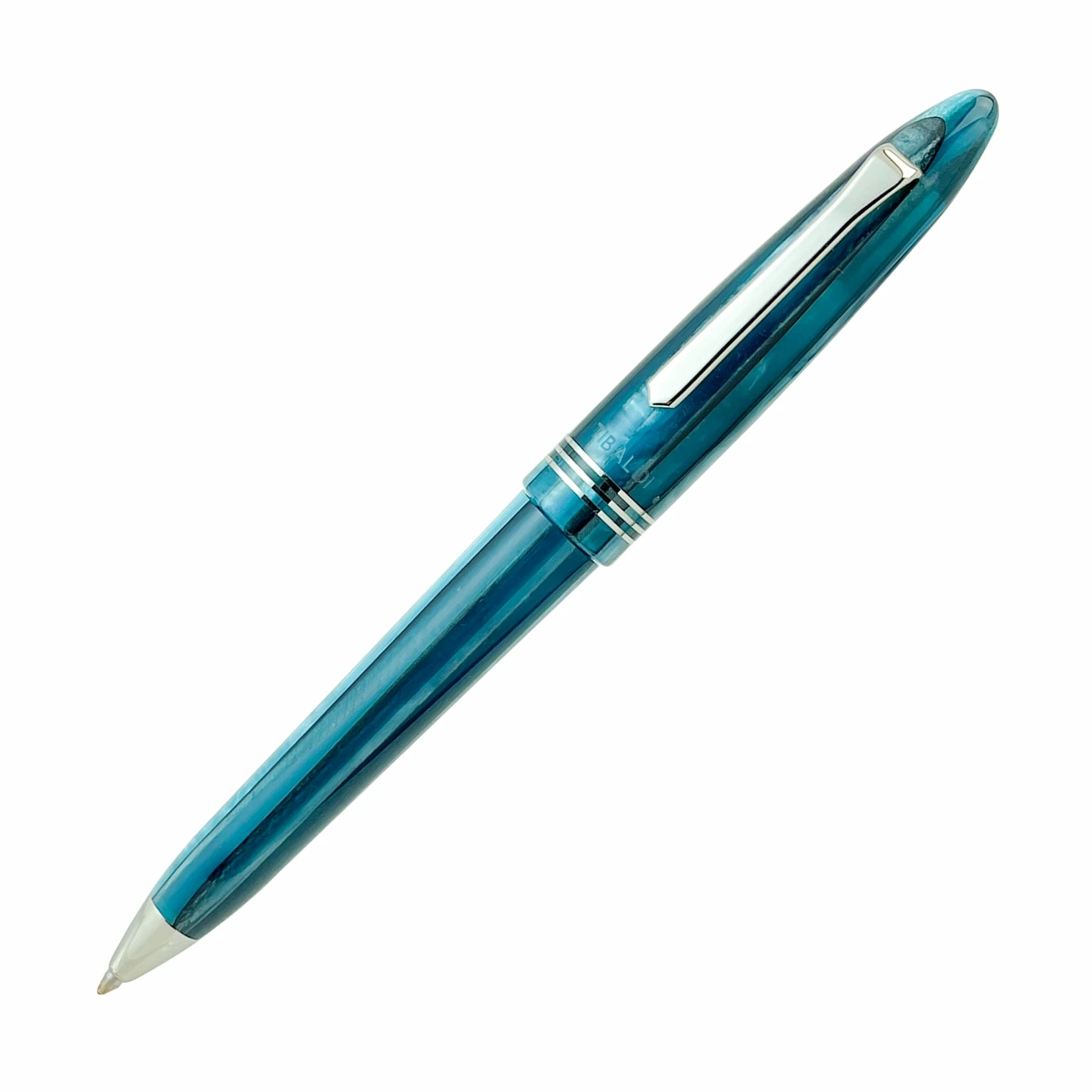 Tibaldi Bononia Bora Bora Ballpoint Pen, Palladium Trim 3 Tibaldi Bononia Bora Bora Ballpoint Pen, Palladium Trim