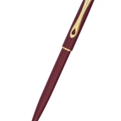 Diplomat Traveller EasyFLOW Ballpoint Pen, Dark Red & Gold