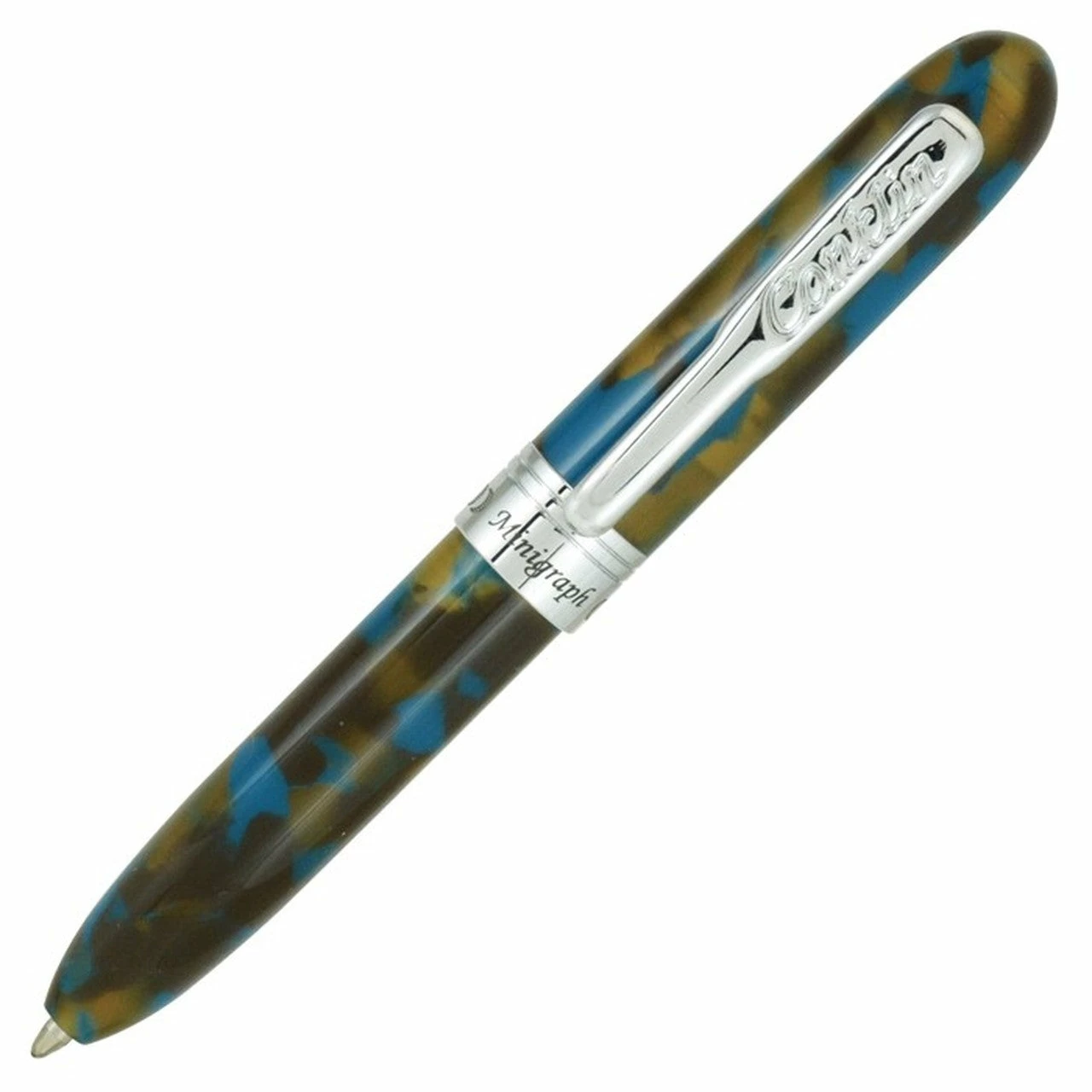 Conklin Minigraph Ballpoint Pen, Blue Baltic 3 Conklin Minigraph Ballpoint Pen, Blue Baltic