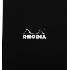 Rhodia Classic Notepads DotPad Top Staplebound 8 1/4 X 12 1/2 Dot Grid Black 80 Sheets
