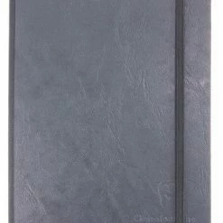 Clairefontaine Basic Notebooks Side Clothbound W/Elastic Closure 6 X 8 ¼ Lined Black 96 Sheets