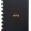 Rhodia Classic Meeting Book, Black, Lined, 6 ½ X 8 ¼ -Caran D’Ache Sales z1 f13877f6 2ba2 4390 b729 6b90f7e03ec1