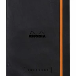 Rhodia Goalbook Journal, Dot Grid Paper, A5 Size, Black