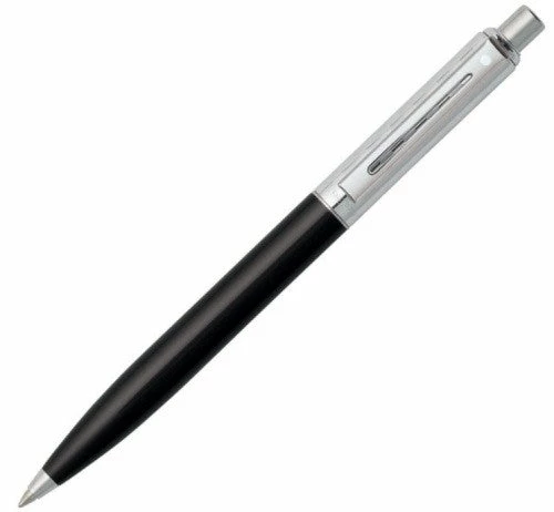 Sheaffer Sentinel Signature Ballpoint Pen, Black & Engraved Chrome 3 Sheaffer Sentinel Signature Ballpoint Pen, Black & Engraved Chrome